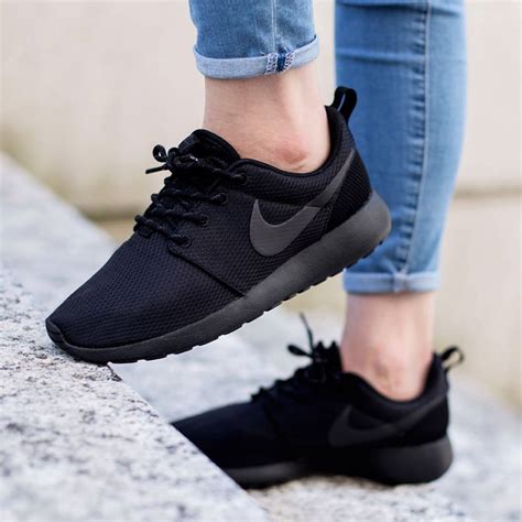 nike black sneakers woman|Nike shoes all black women's.